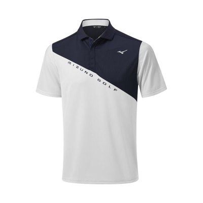Camisa Polo Mizuno Trace Hombre Blancos - Chile M097KXOCTD